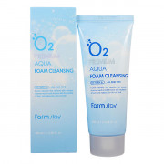 Farm Stay Кислородная увлажняющая пенка для умывания O2 Premium Aqua Foam Cleansing (100 мл)