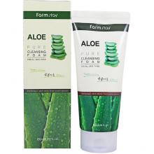 Farm Stay Пенка для умывания с алоэ Aloe Pure Cleansing Foam (180 мл)