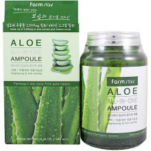 Farm Stay Ампульная сыворотка с экстрактом алоэ Aloe All In One Ampoule (250 мл) Срок годности 2024,05,13.