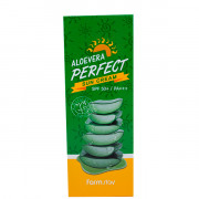 Farm Stay Солнцезащитный успокаивающий крем с экстрактом алоэ SPF 50+/ PA+++ Aloe Vera Perfect Sun Cream (70 гр)