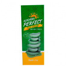 Farm Stay Солнцезащитный успокаивающий крем с экстрактом алоэ SPF 50+/ PA+++ Aloe Vera Perfect Sun Cream (70 гр)