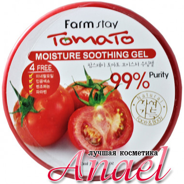 Farm Stay Увлажняющий успокаивающий гель с экстрактом томатов Tomato Moisture Soothing Gel (300 мл)