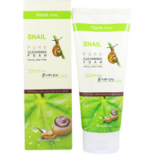 Farm Stay Пенка для умывания с экстрактом улитки Snail Pure Cleansing Foam (180 мл)