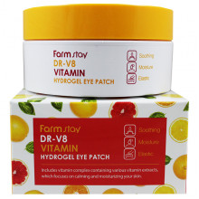 Farm Stay Гидрогелевые патчи с витаминами для кожи вокруг глаз DR-V8 Vitamin Hydrogel Eye Patch (60 шт.)