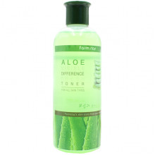 Farm Stay Освежающий тонер с алоэ «Видимая разница» Visible Difference Aloe Fresh Toner (350 мл)