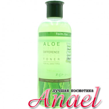 Farm Stay Освежающий тонер с алоэ «Видимая разница» Visible Difference Aloe Fresh Toner (350 мл)