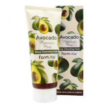 Farm Stay Пенка премиум-класса для глубокой очистки пор «Авокадо» Avocado Premium Pore Deep Cleansing Foam (180 мл)