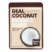 Farm Stay Тканевая маска с экстрактом кокоса «Увлажнение и питание» Real Coconut Essence Mask Moisture & Nutrition (1 шт х 23 мл)