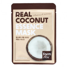 Farm Stay Тканевая маска с экстрактом кокоса «Увлажнение и питание» Real Coconut Essence Mask Moisture & Nutrition (1 шт х 23 мл)