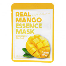 Farm Stay Увлажняющая оживляющая тканевая маска для лица «Манго» Real Mango Essence Mask Vitality & Moisture (1 шт х 23 мл)