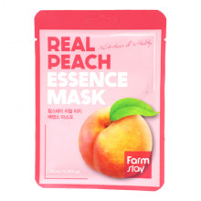 Farm Stay Питающая оживляющая тканевая маска для лица «Персик» Real Peach Essence Mask Nutrition & Vitality (1 шт. х 23 мл)