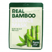 Farm Stay Успокаивающая увлажняющая тканевая маска «Бамбук» Real Bamboo Essence Mask Calming & Moisture (1 шт. х 23 мл)