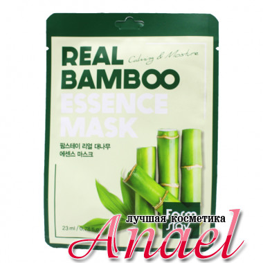 Farm Stay Успокаивающая увлажняющая тканевая маска «Бамбук» Real Bamboo Essence Mask Calming & Moisture (1 шт. х 23 мл)