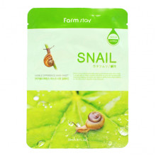 Farm Stay Улиточная тканевая маска «Видимая разница» Snail Visible Difference Mask sheet Pack (1 шт х 23 гр)