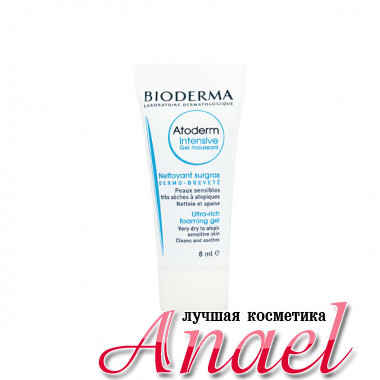 Bioderma Пробник очищающего ультра-питательного гель-мусса Атодерм Atoderm Intensive Gel Moussant (5 мл)