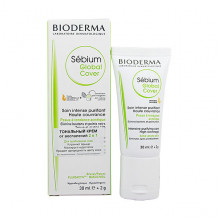 Bioderma Тональный крем-корректор Себиум от воспалений для проблемной кожи Sebium Global Cover (30 мл +2 гр)