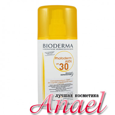 Bioderma Солнцезащитный спрей Фотодерм AKN для комбинированной и жирной кожи SPF30 Photoderm AKN Spray (100 мл)
