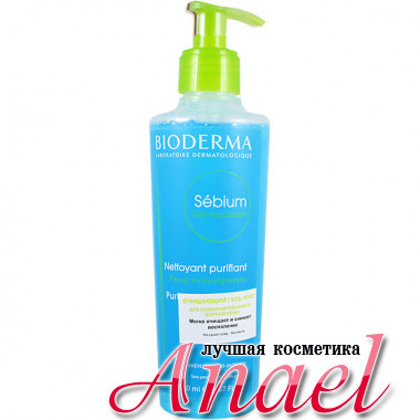 Bioderma Очищающий гель-мусс Себиум для комбинированной и жирной кожи Sebium Gel Moussant (200 мл)