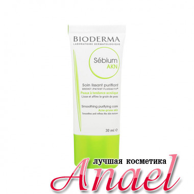 Bioderma Успокаивающий очищающий крем Себиум для жирной и проблемной кожи Sebium AKN (30 мл)