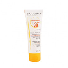 Bioderma Солнцезащитный матирующий флюид Фотодерм с SPF30+ для жирной и проблемной кожи Photoderm AKN Mat (40 мл)