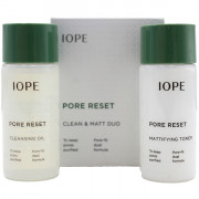IOPE Дуэт миниатюр «Чистота и матовость» для лица Pore Reset Clean & Matt Duo (2 предмета)