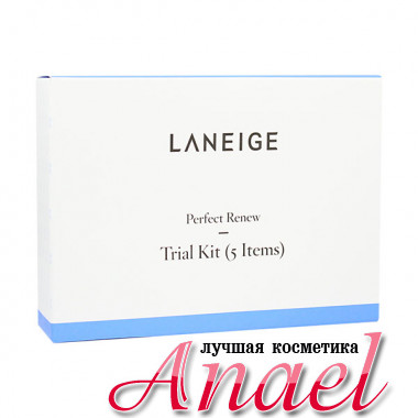 Laneige Набор миниатюр восстанавливающих увлажняющих средств «Превосходное обновление» Perfect Renew Trial Kit (5 предметов)