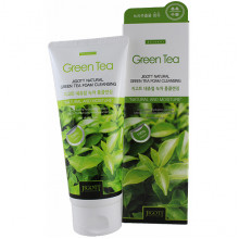 Skinine Jigott Пенка для умывания с  экстрактом зеленого чая для глубокого очищения пор Natural Green Tea Foam Cleansing (180 мл)