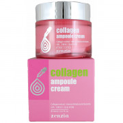 Skinine Jigott Zenzia Интенсивный восстанавливающий крем с коллагеном для лица Collagen Ampoule Cream (70 мл)