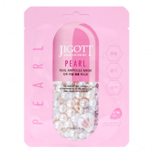 Skinine Jigott Листовая ампульная маска с жемчугом «Ангелы в небе» Angel's in the Sky Pearl Real Ampoule Mask (1 шт х 27 мл)