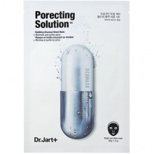 Dr. Jart+ Листовая пузырьковая очищающая угольная маска для пор Dermask Porecting Solution Bubbling Black Charcoal Sheet Mask (1 шт)