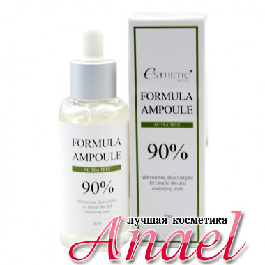 Esthetic House Ампульная сыворотка с 90% экстракта чайного дерева для проблемной кожи Formula Ampoule AC Tea Tree 90% (80 мл)