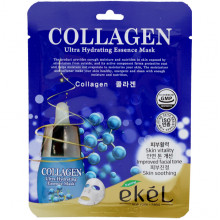 Ekel Ультра-увлажняющая тканевая маска с коллагеном для лица Collagen Ultra Hydrating Essence Mask (1 шт x 25 мл)