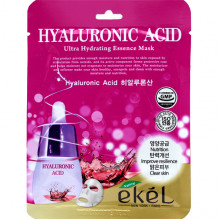 Ekel Ультраувлажняющая тканевая маска с гиалуроновой кислотой Hyaluronic Acid Ultra Hydrating Essence Mask (1 шт x 25 мл)