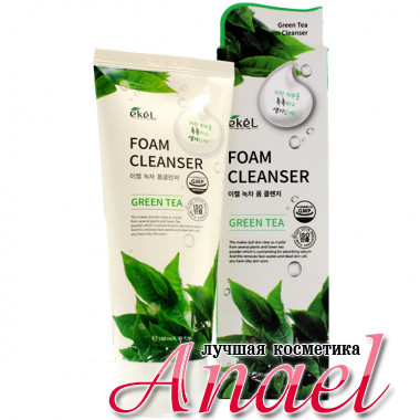 Ekel Пенка для умывания «Зеленый чай» Green Tea Foam Cleanser (180 мл)