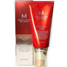 Missha BB-крем Тон 13 Молочно-бежевый M Perfect Cover BB Cream SPF42 PA+++ (50 мл)