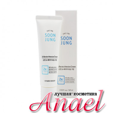 Etude House Интенсивный увлажняющий крем «Двойная защита» SoonJung 2x Barrier Intensive Cream (60 мл)