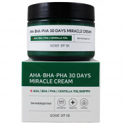 Some By Mi Чудо-крем с кислотами и экстрактом центеллы AHA-BHA-PHA 30 Days Miracle Cream (60 гр)