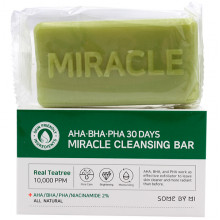 Some By Mi Чудо-мыло с кислотами и экстрактом чайного дерева AHA-BHA-PHA 30 Days Miracle Cleansing Bar (95 гр)