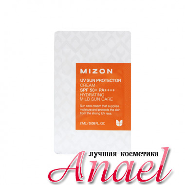 Mizon Пробник мягкого солнцезащитного увлажняющего крема UV Sun Protector Cream SPF50 PA++++ Hydrating Mild Sun Care