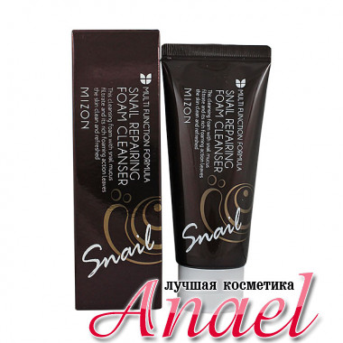 Mizon Пенка для умывания Snail Repairing Foam Cleanser (60 мл)