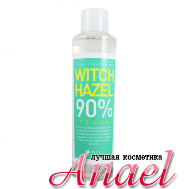 Mizon Тонер с 90% содержанием экстракта гамамелиса для проблемной кожи Witch Hazel 90% Toner (210 мл)