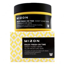 Mizon Увлажняющая смываемая медовая крем-маска для лица Enjoy Fresh-On Time Sweet Honey Mask Glow Moisture Skin (100 мл)