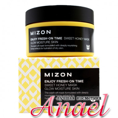 Mizon Увлажняющая смываемая медовая крем-маска для лица Enjoy Fresh-On Time Sweet Honey Mask Glow Moisture Skin (100 мл)