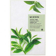Mizon Тканевая маска с экстрактом зеленого чая для увлажнения и оживления кожи Joyful Time Essence Mask Green Tea (1 x 23 гр)