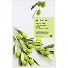 Mizon Мягкая увлажняющая тканевая маска с экстрактом оливы Joyful Time Essence Mask Olive Mild & Moisturizing (1 x 23 гр)