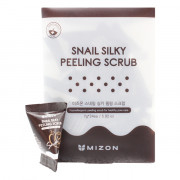 Mizon Улиточный шелковистый пилинг-скраб с протеинами молока для лица Snail Silky Peeling Scrub (24 шт x 7 гр)