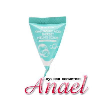 Mizon Молочный пилинг-скраб с  3 типами гиалуроновой кислоты для лица Hyaluronic Acid Sherbet Peeling Scrub (1 шт х 7 гр)