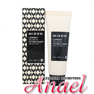 Mizon Корректирующий BB-крем с плотным покрытием Correct BB Cream Fitting Cover SPF50+ PA+++ (50 мл)