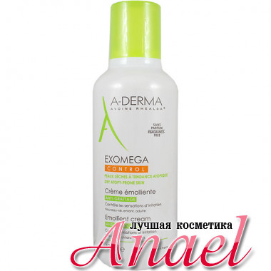 A-Derma Смягчающий крем Экзомега для сухой и атопичной кожи Exomega Control Emollient Control Cream Anti-Scratching (400 мл)