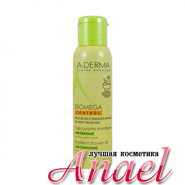 A-Derma Очищающее масло для душа Экзомега для сухой и атопичной кожи Exomega Control Emollient Shower Oil Anti-Scratching (50 мл)